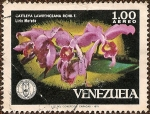 Stamps America - Venezuela -  Orquídeas Indígenas: Cattleya Lawrenceana Rchb. F. 