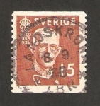 Stamps Sweden -  80 anivº del rey gustavo V