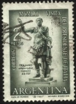 Stamps Argentina -  Trajano. 53 - 117.  Emperador romano desde el año 98 hasta su muerte. Primer visita de un presi