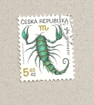 Stamps : Europe : Czech_Republic :  Escorpìón