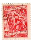 Stamps Yugoslavia -   METIERS-1º SERIE-1950-51