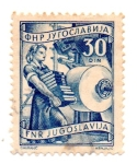 Sellos de Europa - Yugoslavia -  2º SERIE-1952-53-(Tipo 1950-51)
