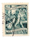 Sellos de Europa - Yugoslavia -  2º SERIE-1952-53-(Tipo 1950-51)
