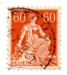 Sellos de Europa - Suiza -  1907-HELVETIA-1917