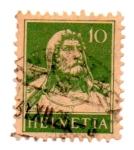 Stamps Switzerland -  1914-EFINGE de GUILLERMO TELL-1918