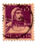 Stamps : Europe : Switzerland :  1914-EFINGE de GUILLERMO TELL-1918
