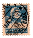 Stamps Switzerland -  1914-EFINGE de GUILLERMO TELL-1918