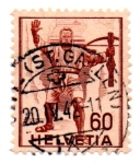 Stamps : Europe : Switzerland :  SERIE HISTORICA-1941-GUILLERMO TELL