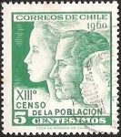 Stamps Chile -  XIII° CENSO DE LA POBLACION