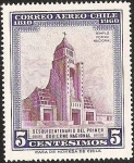Stamps Chile -  SESQUICENTENARIO DEL PRIMER GOBIERNO NACIONAL - TEMPLO VOTIVO NACIONAL