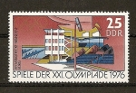 Stamps Germany -  DDR / 21 Juegos Olimpicos de Montreal.
