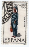 Stamps Spain -  Trajes Típicos. Fernando Poo