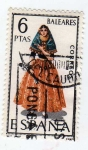 Stamps Spain -  Trajes Típicos. Baleares