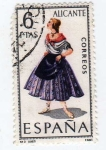 Stamps Spain -  Trajes Típicos. Alicante
