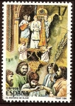 Stamps Spain -  Grandes Fiestas Populares. Misterio de Elche