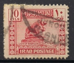 Stamps Asia - Iraq -  León de Babilonia.