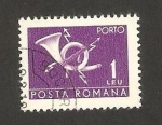 Stamps Romania -  Corneta de Correos