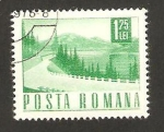 Stamps Romania -  autovía