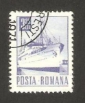 Stamps Romania -  un barco