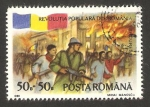 Stamps : Europe : Romania :  I anivº de la revolución popular
