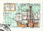 Stamps New Zealand -  SIGHTING OF THE AMERICAS CLUMBUS