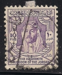 Stamps : Asia : Jordan :  Rey Abdullah I de Jordania.