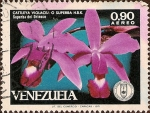 Stamps Venezuela -  Orquídeas Indígenas: Cattleya Violacea ó Superba H.B.K. 