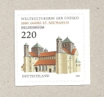 Sellos de Europa - Alemania -  Tesoros de la UNESCO:1000 años de St. Michaelis en Hildesheim