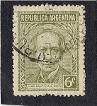 Stamps Argentina -  Juan Baustista Alberdi