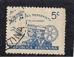 Stamps Argentina -  Dia del Reservista