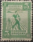 Stamps America - Uruguay -  A. Nacional Constituyente