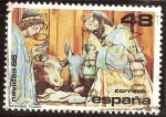 Stamps : Europe : Spain :  Navidad. Detalle del retablo del Retablo Mayor de la catedral de Toledo