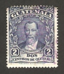 Stamps America - Guatemala -  justo rufino barrios