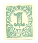 Stamps : Europe : Spain :  Cifras