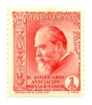 Stamps : Europe : Spain :  XL Aniversario Asociacion de la Prensa