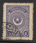 Stamps : Asia : Turkey :  Media Luna y Estrella