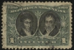 Stamps Argentina -  Conmemorativo del centenario de la Revolución del 25 de Mayo de 1810. Nicolás Rodríguez Peña e Hipól