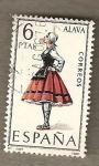 Stamps Spain -  Traje regional Alava