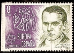 Stamps : Europe : Spain :  Europa-CEPT. Federico Garcia Lorca