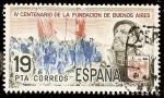 Stamps Spain -  IV Centenario de la fundación de Buenos Aires