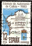 Stamps : Europe : Spain :  Promulgación del estatuto de autonomía de Galicia