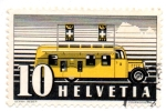 Stamps Switzerland -  1937-POSTAL DEL AUTOMOVIL