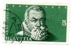 Stamps Switzerland -  1948-TRICENTENARIO del TRATO de WESTPHALIE