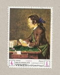Stamps Yemen -  Preservar monumentos Florencia
