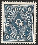 Sellos de Europa - Alemania -  DEUTSCHES REICH - CORNETA POSTAL