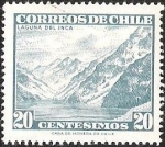 Stamps Chile -  CORREOS DE CHILE - LAGUNA DEL INCA