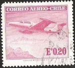 Stamps Chile -  CORREO AEREO - AVION
