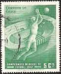 Stamps Chile -  CAMPEONATO MUNDIAL DE FUTBOL CHILE - ARQUERO