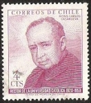 Stamps Chile -  RECTOR DE LA UNIVERSIDAD CATOLICA´- MONSEÑOR CARLOS CASANUEVA