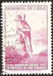 Stamps Chile -  ROBISON CRUSOE - ARCHIPIELAGO DE JUAN FERNANDEZ